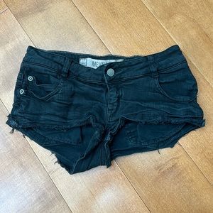 Black Brandy Melville Jean Shorts